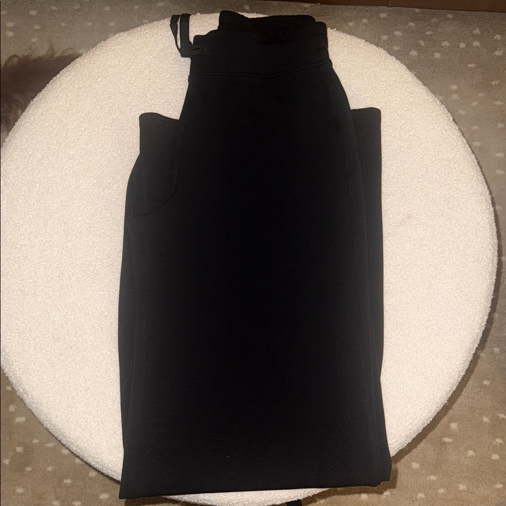 SPANX black High-Waisted wide leg air essentials Leggings